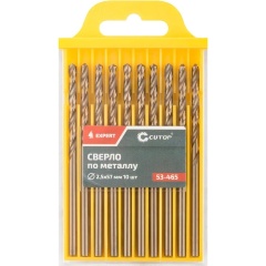 Изображение товара Сверло по металлу Cutop EXPERT, 2,5х57 мм (10 шт)