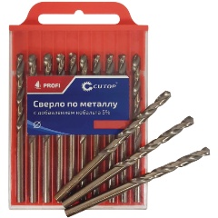 Изображение товара Сверло по металлу Cutop Profi с кобальтом 5% 2,8 x 61 мм (10 шт)
