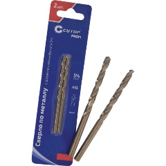 Изображение товара Сверло по металлу Cutop Profi 6 мм 93 мм 2 шт кобальт профессиональное