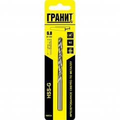 Изображение товара Сверло по металлу HSS-G 6,8х109/69 ГРАНИТ