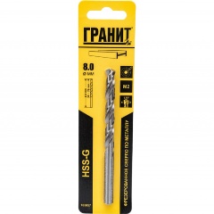 Изображение товара Сверло по металлу HSS-G 8,0х117/75 ГРАНИТ
