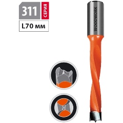 Изображение товара Сверло присадочное глухое левое WOODWORK 311.050.L, 5х70х10