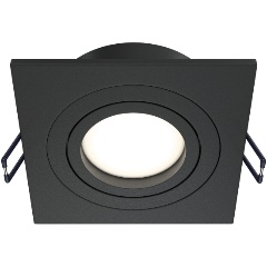 Изображение товара Современный черный светильник downlight Maytoni Atom DL024-2-01B для офиса
