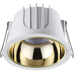 Изображение товара Светильник downlight Novotech Knof 358696 для гостиной современный стиль белый металлический