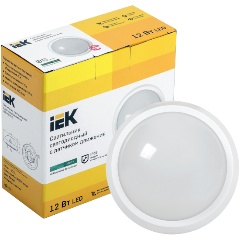 Изображение товара Светильник ЖКХ IEK LED ДПО 5032Д 12Вт 4000К IP65 круг бел. с ДД, LDPO1-5032D-12-4000-K01