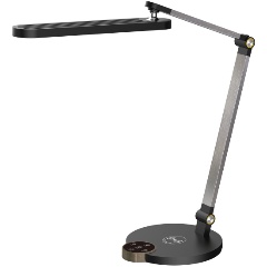 Изображение товара Светильник настольный с беспроводной зарядкой Uniel ULM-D113 18W/3000-6000K/DIM BLACK