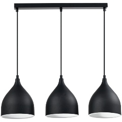 Изображение товара Подвесной светильник Moderli Ria V11458-3P черный с тремя плафонами