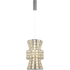 Изображение товара Подвесной светильник Stilfort Karnelli 4024/09/01P хром хрусталь LED 30 Вт