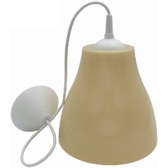 Изображение товара Подвесной светильник Uniel UHL-K30A 60W/E27 BEIGE для интерьера