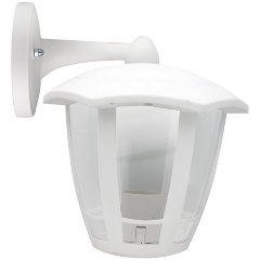 Изображение товара Уличный настенный светильник Camelion PP5102 С01 НБУ 07-60-004 У1 «Дели 3» белый , 6-гран., пластик, 230В, 60Вт