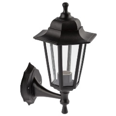 Изображение товара Уличный настенный светильник Леда1 настенный шестигранный черный НБУ 06-60-001 ЭРА