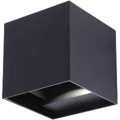 Изображение товара Уличный настенный светильник Uniel ULU-S55B-2x3W/3000K+4000K+6000K IP65 BLACK