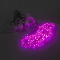 Изображение товара Светодиодная гирлянда NEON-NIGHT "Светодиодный дождь из Росы" 3х3 м, 300 розовых светодиодов, питание от USB