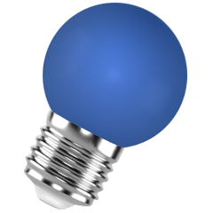 Изображение товара FOTON LIGHTING FL-LED DECO-GL45 1W E27 BLUE 230V E27 синий (LED шарик)