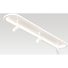 Изображение товара Светодиодный потолочный светильник Lussole Harris LSP-7283 белый для спальни хай-тек