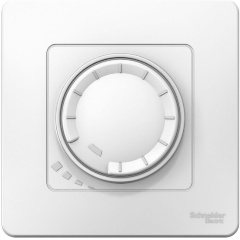 Светорегулятор (диммер) SCHNEIDER ELECTRIC поворотно-нажимной внутренний 400 Вт SE Blanca Белый Изображение 1 - купить в интернет магазине с доставкой, цены, описание, характеристики, отзывы