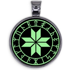 Изображение товара Светящийся рунический амулет АМУЛЕТИКА ALE0528 Алатырь dosha защиту энергию