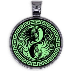 Изображение товара Светящийся амулет Кошки Инь-Ян ALE0539 магический талисман