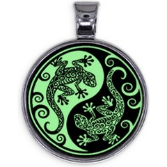 Изображение товара Светящийся амулет Ящерицы Инь-Ян АМУЛЕТИКА ALE0551 - магический талисман