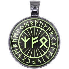 Изображение товара Светящийся рунический амулет защиту благосостояния ALE1471