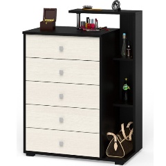 Изображение товара Комод СВК Камелия цвет венге/дуб лоредо