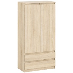 Изображение товара Шкаф СВК Мори МШ900.1, цвет дуб сонома, ШхГхВ 90,4х50,4х179,6 см.