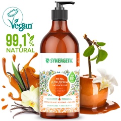 Изображение товара Гель для душа SYNERGETIC Карамельное яблоко и ваниль, 750 мл