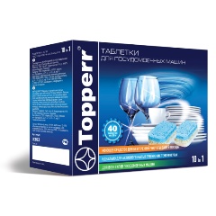 Изображение товара Таблетки для посудомоечных машин TOPPERR 3303 10в1, 40 шт