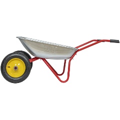 Изображение товара Тачка садовая двухколесная YARD , грузоподъемность 90кг, объем 65л