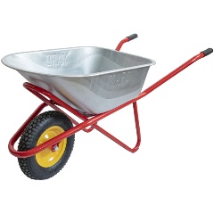 Изображение товара Тачка строительная YARD одноколесная, грузоподъемность 200кг, объем 90л, 66-9-180