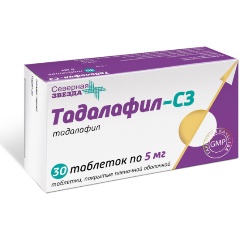 Изображение товара Лекарственное средство Тадалафил-СЗ таб. п/о плен. 5мг №30