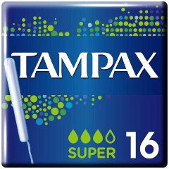 Изображение товара Тампоны с аппликатором TAMPAX Compak Super, 16 шт