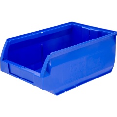 Изображение товара Ящик ТАРА Milano 350х230х150 PP синий складской штабелируемый