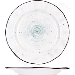 Изображение товара Тарелка KUNSTWERK «Пастораль», 22.8х2 см, зеленый (03010650), 8 шт