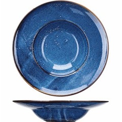 Изображение товара Тарелка для пасты KUNSTWERK «Ирис», 28х5.5 см, голубой, 2 шт