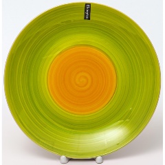 Изображение товара Тарелка ELRINGTON АЭРОГРАФ ЗЕЛЕНЫЙ ЛУГ 270 мм (139-23065)