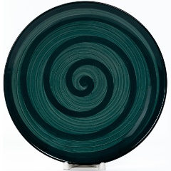 Изображение товара Мелкая десертная тарелка ELRINGTON МОРСКОЙ БРИЗ 270 мм зеленая