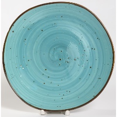 Изображение товара Стильная керамическая тарелка Samold ХОРЕКА БИРЮЗА 260 мм для десертов