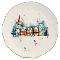 Изображение товара Тарелка обеденная AGNESS "с новым годом!", 28*4 см