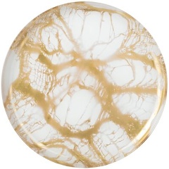 Изображение товара Тарелка обеденная BRONCO "white marble" 28х28х2 cм