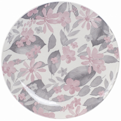 Изображение товара Тарелка обеденная DOMENIK BLOOMING розовая, 24 см (DMD245)