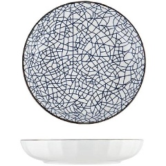 Изображение товара Обеденная керамическая тарелка Homium Japanese Collection 20 см синяя