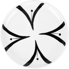 Изображение товара Тарелка обеденная Nouvelle "Bianco & Nero" 22 см (2631090)