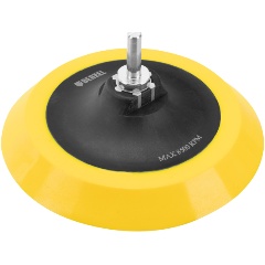 Изображение товара Тарелка опорная для дрели и УШМ с липучкой 150 мм DENZEL