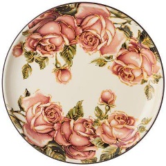 Изображение товара Тарелка подстановочная AGNESS "Корейская роза" 26х26х см. 358-1701