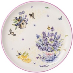 Изображение товара Тарелка подстановочная AGNESS "Прованс лаванда" 26х26х3 см.
