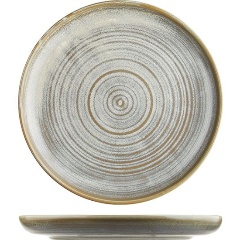 Изображение товара Тарелка с бортом KUNSTWERK «Агава», 26х3 см, матовый, зеленый, 6 шт