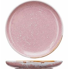 Изображение товара Набор из 6 тарелок с бортом Kunstwerk Пион фарфор 20,5 см розовые