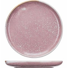 Изображение товара Тарелка с бортом KUNSTWERK «Пион», 26х3 см, розовый, 4 шт