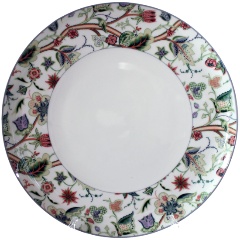 Изображение товара Тарелка THUN 1794 "Tom", декор " Экзотические цветы", 30 см. (ТОМ0013)